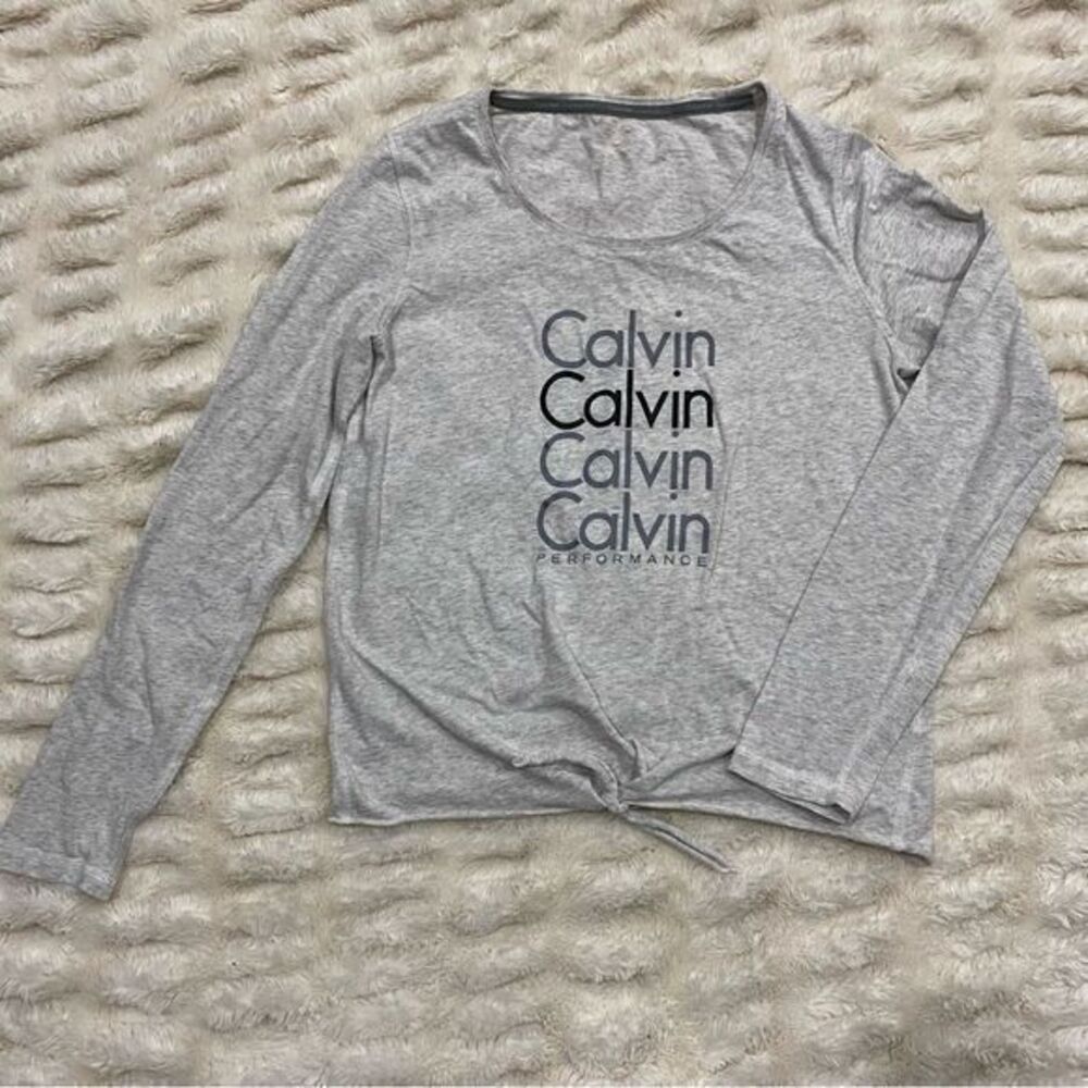 3 for $20 Calvin Klein Gray Knot Top